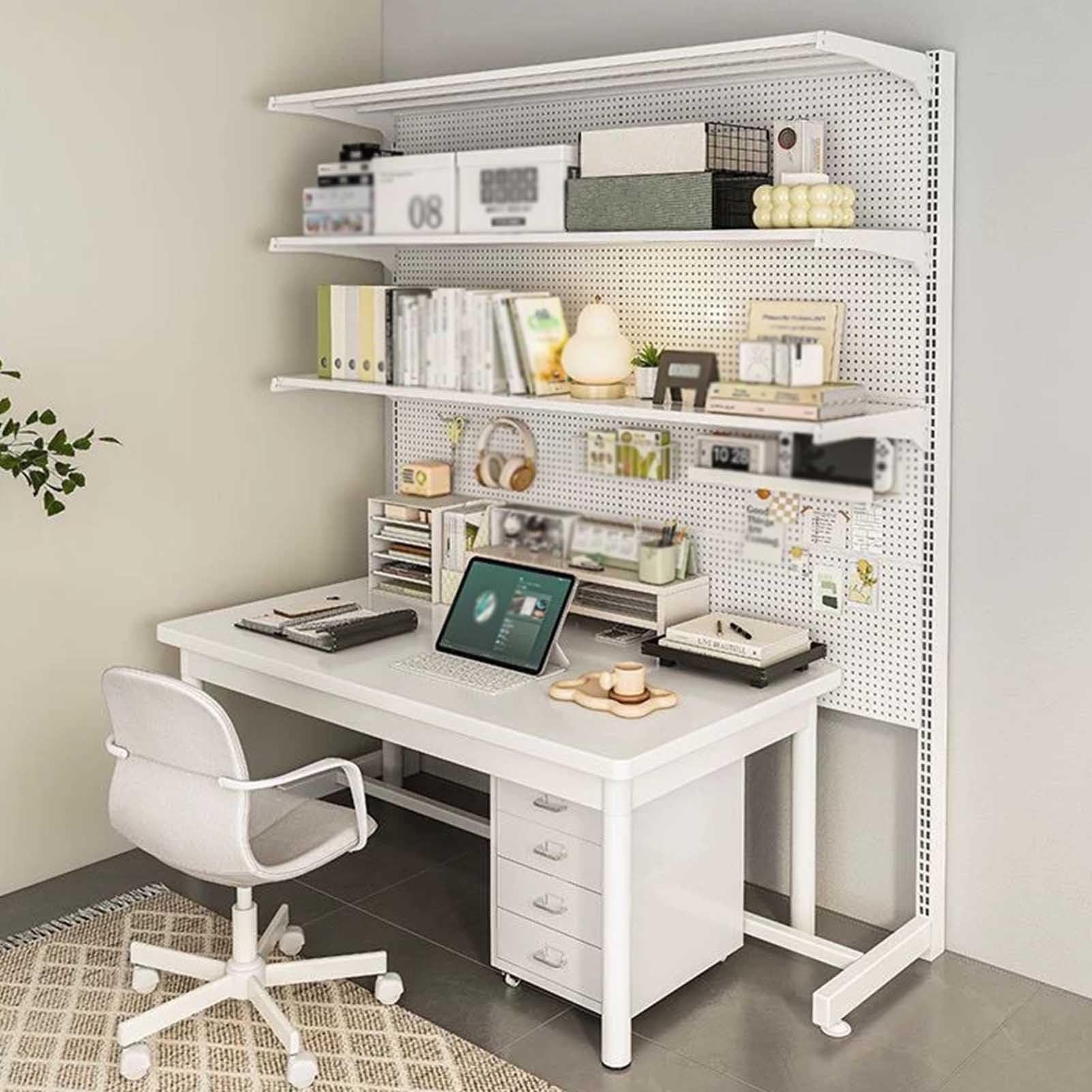 Amazon.co.jp: 有孔ボード スチール 幅35cm 高さ90cm ペグボード 机